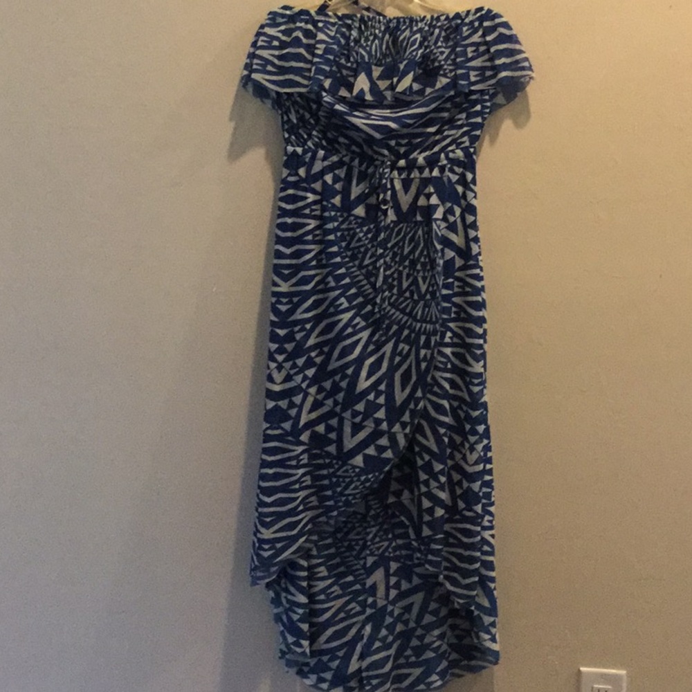 Tropical print dress